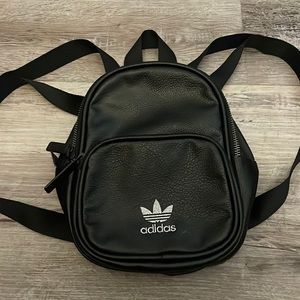 Adidas black mini backpack